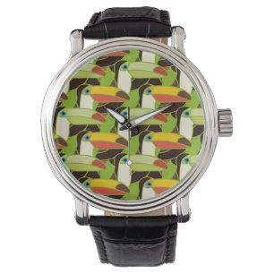 Montre Toucans colorés