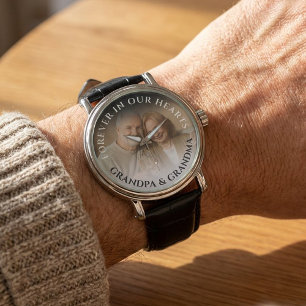 Montre Toujours dans nos coeurs Mémorial photo