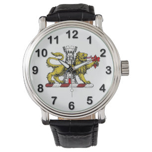 Montre Tour du Lion Emblème de la Crête Fleur de Lis C