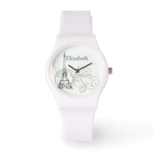 Montre Tour Eiffel et rouleaux