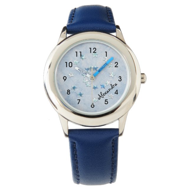 Montre Tourbillonnant Blue Stars Girl's Watch (devant)