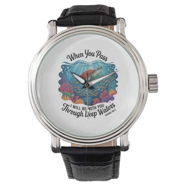 Montre Tourle Quand Vous Traversez Des Eaux Profondes (devant)