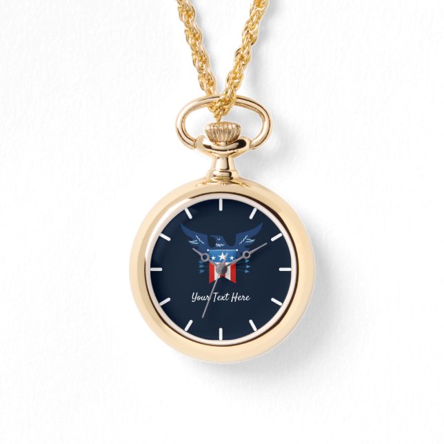Montre Tout American Eagle & Flag Patriotic (Recto)
