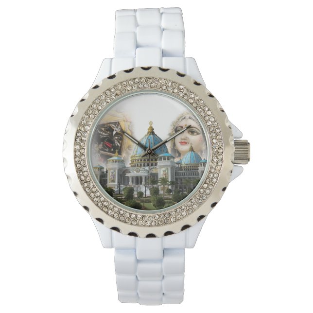 Montre TOVP/Radha Madhava Rhinestone/Email Watch (devant)