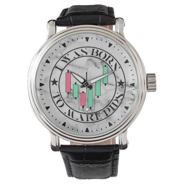 Montre Trade Design | Bullish pattern | Marble (devant)