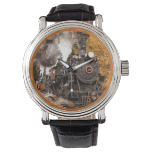 Montre Train moteur à vapeur vintage