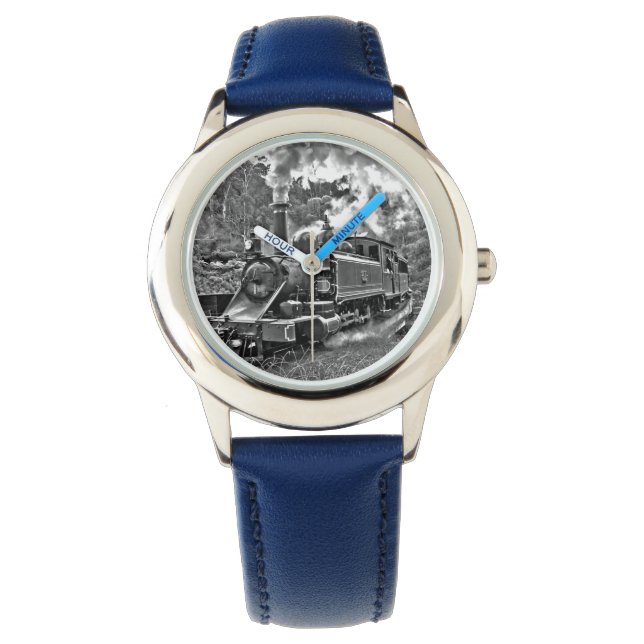 Montre Train moteur à vapeur vintage (devant)