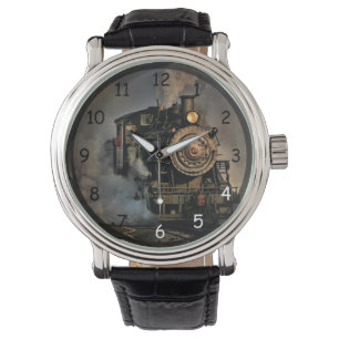 Montre Train moteur à vapeur vintage