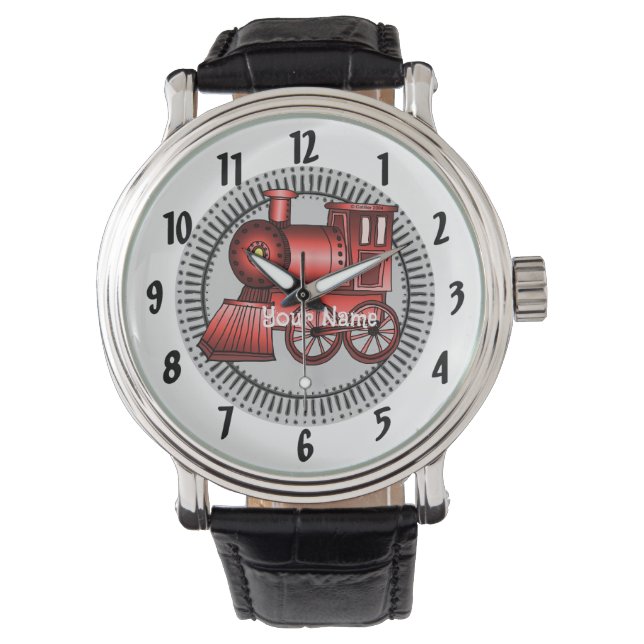 Montre Train rouge (devant)