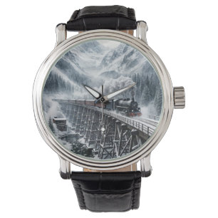 Montre Train vintage sur un tréteau de la Vallée de la Mo