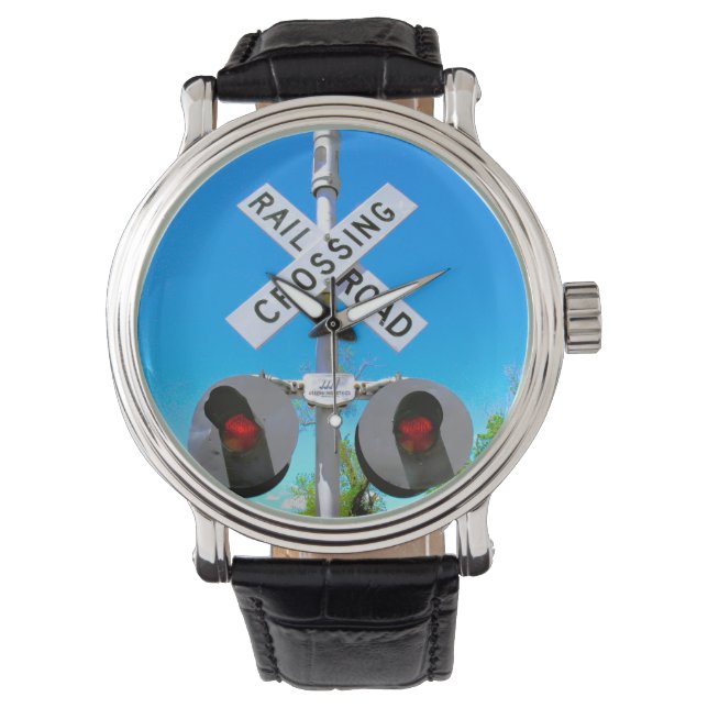 Montre Traversée Du Chemin De Fer Avec Bell Électronique (devant)