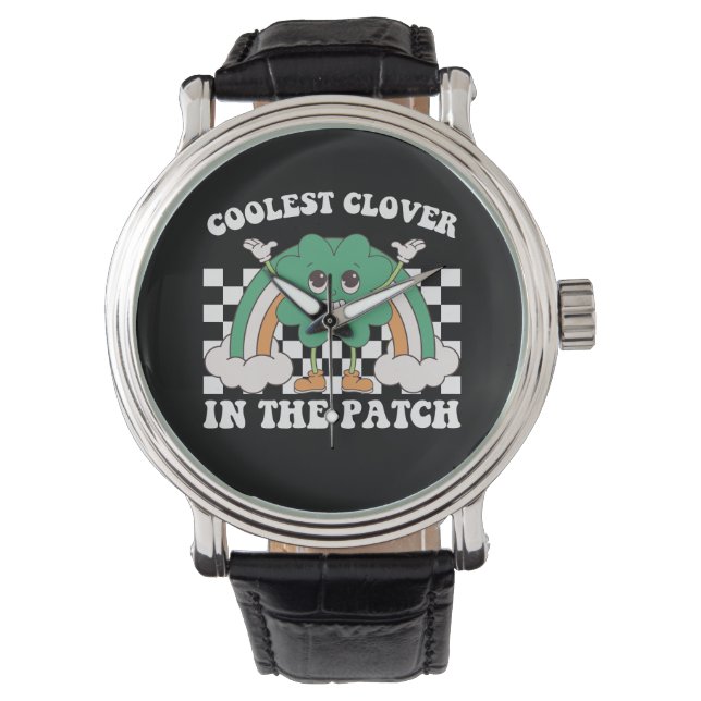 Montre Trèfle le plus cool du patch St Patrick's Day (devant)