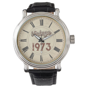 MONTRE TRENDY NÉ VINTAGE 1973 CHIFFRES ROMAINS