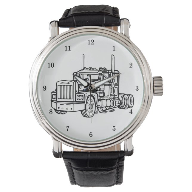 Montre Très Cool BIG RIG Truck Wrist Watch (devant)
