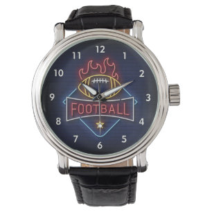 Montre Très Cool et coloré Simulé Neon Football