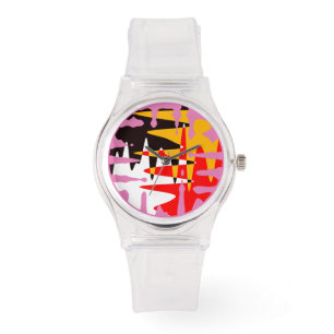 Montre Tribal Watch Modern 4 Nations Art Wrist Watch