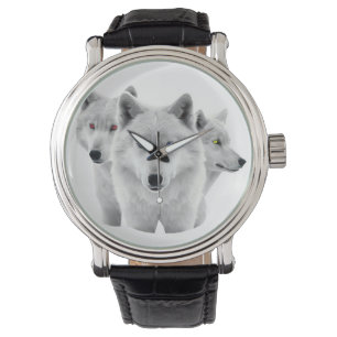 Montre Trois Loups Blancs