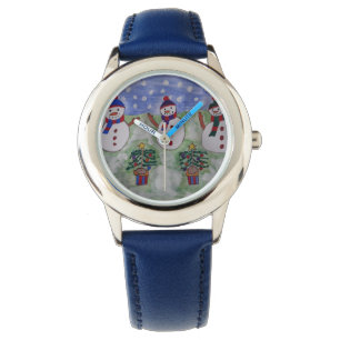 Montre Trois motoneiges de Noël