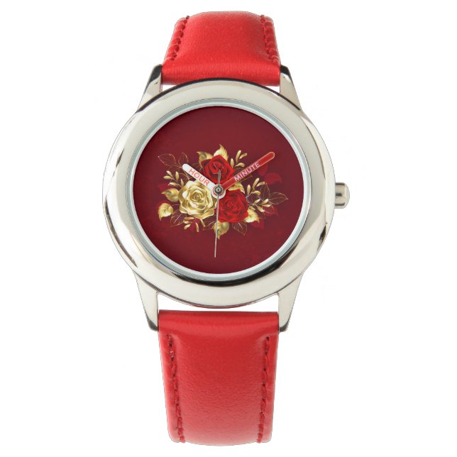 Montre Trois Roses de bijoux (devant)