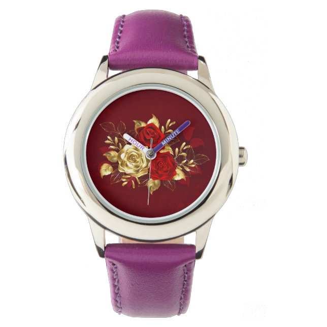 Montre Trois Roses de bijoux (devant)