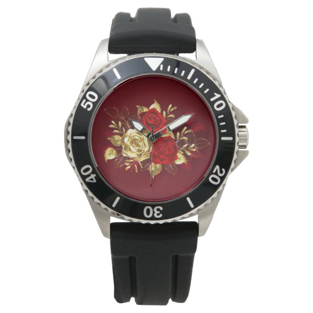 Montre Trois Roses de bijoux (devant)