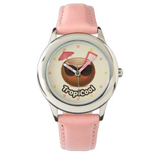 Montre TropiCool Coconut - Fun Summer Watch pour les enfa