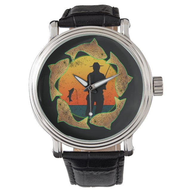 Montre TROUT CIRCLE FISHING eWatch (devant)