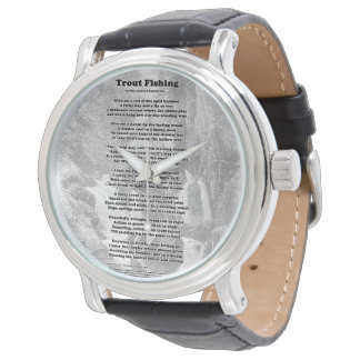 Montre Trout fishing poem