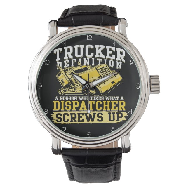 Montre Trucker Definition: Fixes Dispatcher's Errors (devant)