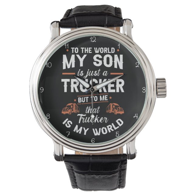 Montre Trucker Son, My World Clock (devant)