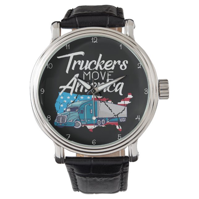 Montre Truckers Move America: Flag Silhouette (devant)