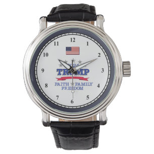 Montre Trump 2024 Foi Liberté familiale