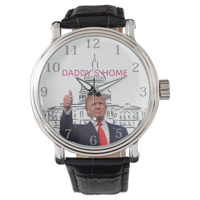 Montre Trump 2024 Reprendre l'Amérique à la maison de pap (devant)
