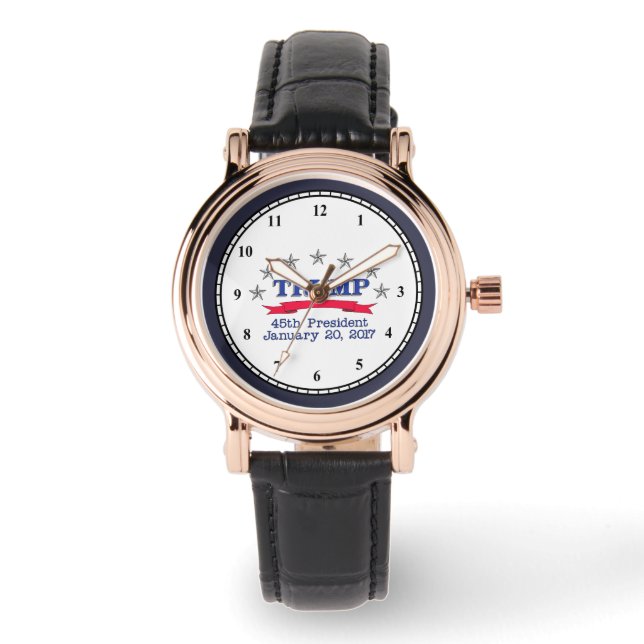 Montre Trump 45e président (Recto)