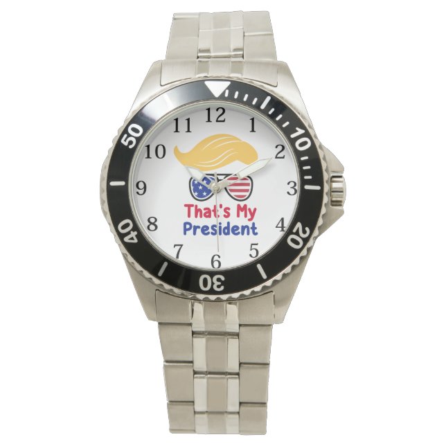 Montre Trump 47 - C'est mon président (devant)