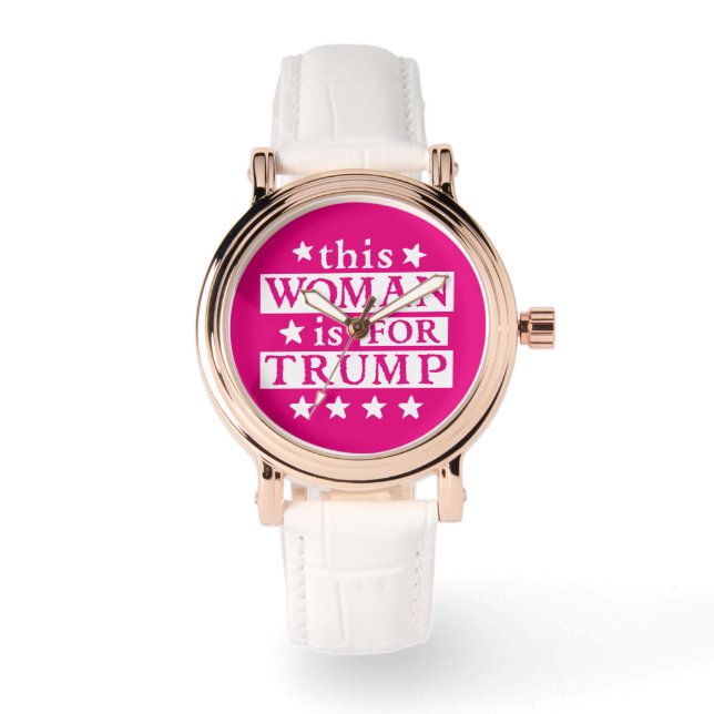 Montre TRUMP - cette femme est pour TRUMP Watch (Recto)