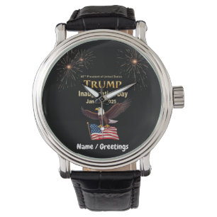 Montre Trump Inauguration Day 2025 Président Cutomizable