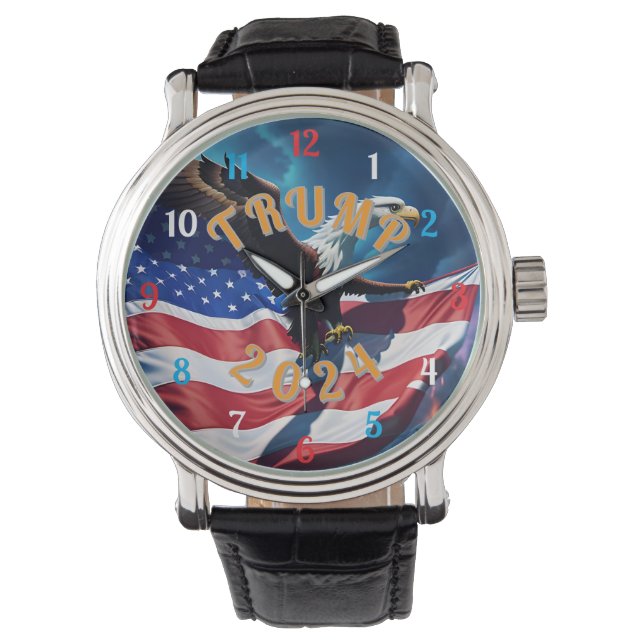 Montre TRUMP pour PRÉSIDENT 2024 (devant)