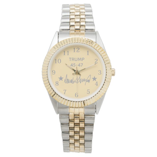 Montre Trump Signature 45-47 (devant)