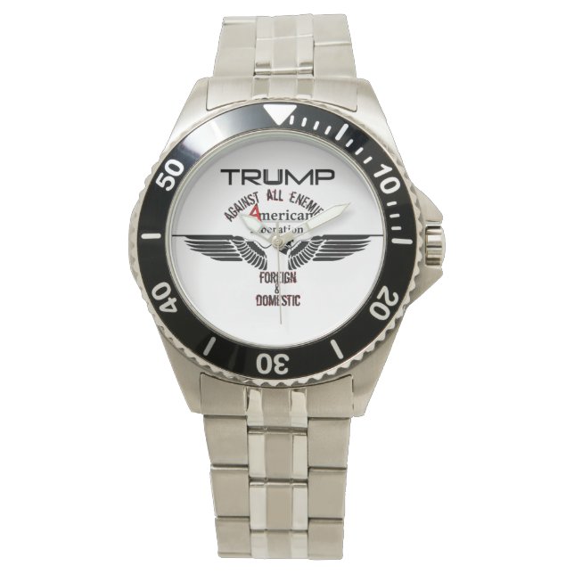 Montre Trump Squad - Contre Tous Les Ennemis (devant)