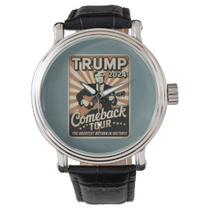 Montre TRUMP vintage 2024 Rocks COMEBACK TOUR