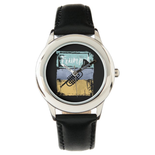 Montre Trumpet Retro Style Music (devant)