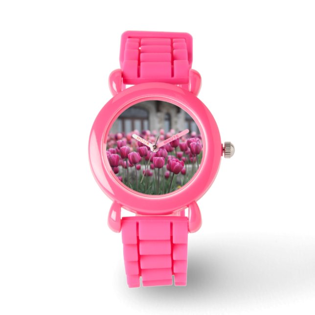 Montre Tulipe Rose (Recto)