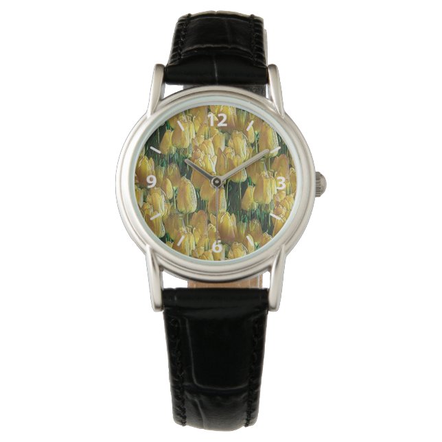 Montre Tulips Sunshine Yellow (devant)