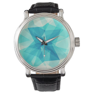 Montre Turquoise Abstract Design Watch