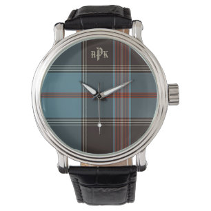Montre Turquoise, Brown, Rouge & Crème
