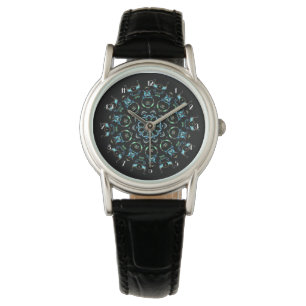 Montre Turquoise Pearl Mandala Wrist Watch