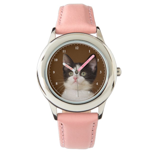Montre Tuxedo Chat Avec Surveillance Du Personnel (devant)