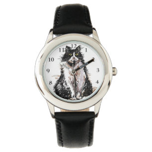 Montre Tuxedo Chat Noir Blanc Chats Cute Animaux