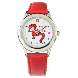 Montre Twist & Thrive Red Lizard